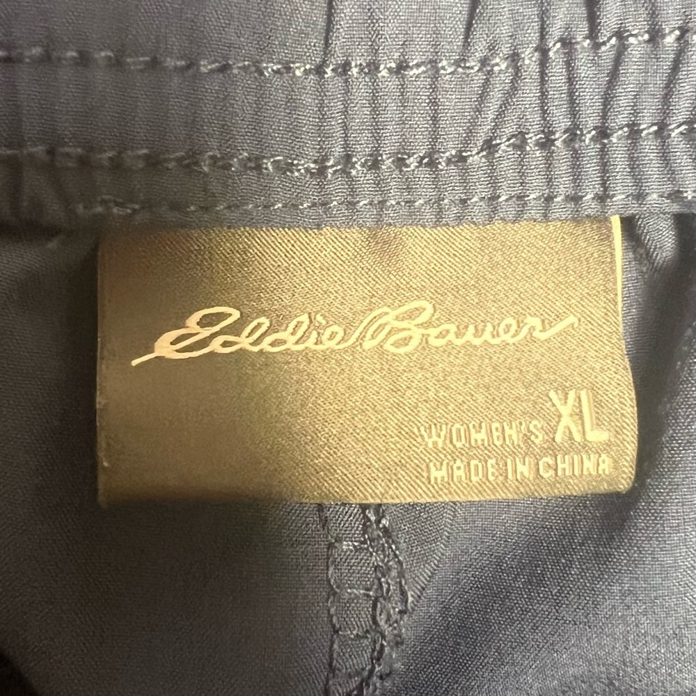 Eddie Bauer Women Size XL Athletic Running Athleisure Pants Training Blue - Picture 4 of 11